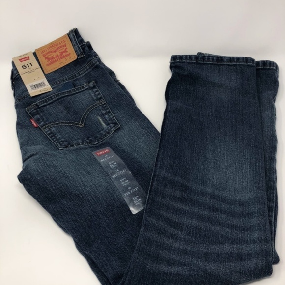 Levi's 511 Slim-Fit Patched Jeans Vintage Falls - Picture 6 of 8